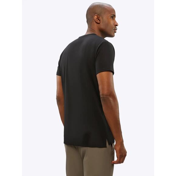 NWOT Cuts Split Hem Long Sleeve Black Medium Pyca Pro Shirt - Picture 3 of 6